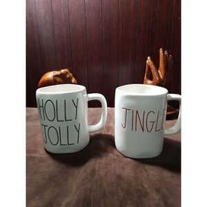 Rae Dunn Holly Jolly and Jingle Mug Cup